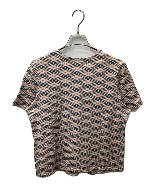 BURBERRY LONDON（バーバリーロンドン）BURBERRY LONDON (バーバリーロンドン) ノバチェック総柄カットソー ベージュ サイズ:表記無しの古着・服飾アイテム