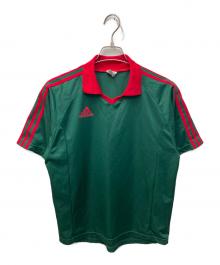adidas（アディダス）の古着「ゲームシャツ」｜レッド×グリーン