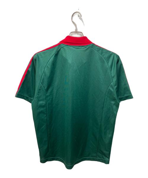 adidas（アディダス）adidas (アディダス) ゲームシャツ レッド×グリーン サイズ:Mの古着・服飾アイテム
