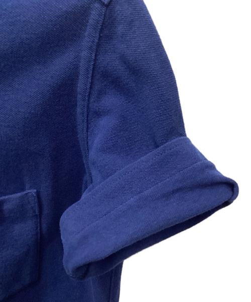 LACOSTE（ラコステ）LACOSTE (ラコステ) リネンコットンウォッシュシャツ ブルー サイズ:2の古着・服飾アイテム