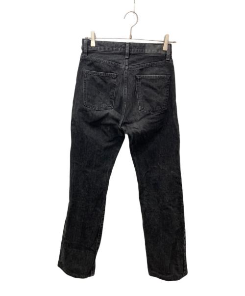 JOHN LAWRENCE SULLIVAN（ジョン ローレンス サリバン）JOHN LAWRENCE SULLIVAN (ジョン ローレンス サリバン) WASHED DENIM SLITTED PANTS ブラック サイズ:Mの古着・服飾アイテム
