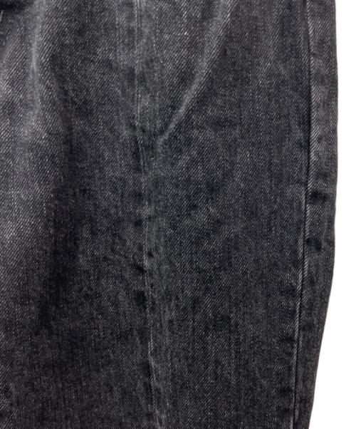 JOHN LAWRENCE SULLIVAN（ジョン ローレンス サリバン）JOHN LAWRENCE SULLIVAN (ジョン ローレンス サリバン) WASHED DENIM SLITTED PANTS ブラック サイズ:Mの古着・服飾アイテム
