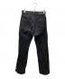 JOHN LAWRENCE SULLIVAN (ジョン ローレンス サリバン) WASHED DENIM SLITTED PANTS ブラック サイズ:M：7000円