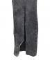 中古・古着 JOHN LAWRENCE SULLIVAN (ジョン ローレンス サリバン) WASHED DENIM SLITTED PANTS ブラック サイズ:M：7000円