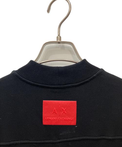 ARMANI EXCHANGE（アルマーニ エクスチェンジ）ARMANI EXCHANGE (アルマーニ エクスチェンジ) スウェットワンピース ブラック サイズ:Sの古着・服飾アイテム