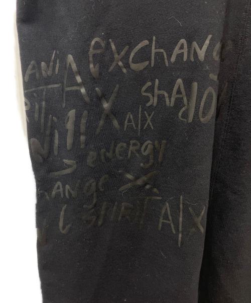ARMANI EXCHANGE（アルマーニ エクスチェンジ）ARMANI EXCHANGE (アルマーニ エクスチェンジ) スウェットワンピース ブラック サイズ:Sの古着・服飾アイテム