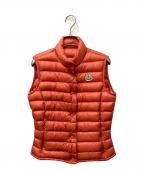 MONCLERモンクレール）の古着「LIANE GILET/リアーネジレ ダウンベスト」｜オレンジ