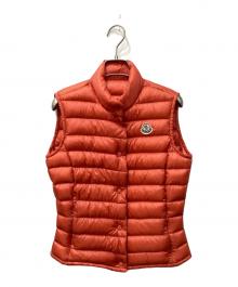 MONCLER（モンクレール）の古着「LIANE GILET/リアーネジレ ダウンベスト」｜オレンジ