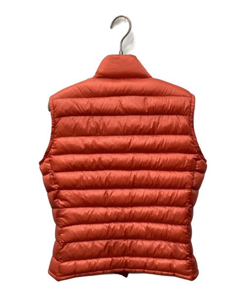 MONCLER（モンクレール）MONCLER (モンクレール) LIANE GILET/リアーネジレ ダウンベスト オレンジの古着・服飾アイテム