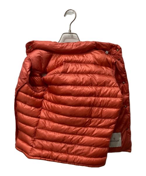 MONCLER（モンクレール）MONCLER (モンクレール) LIANE GILET/リアーネジレ ダウンベスト オレンジの古着・服飾アイテム