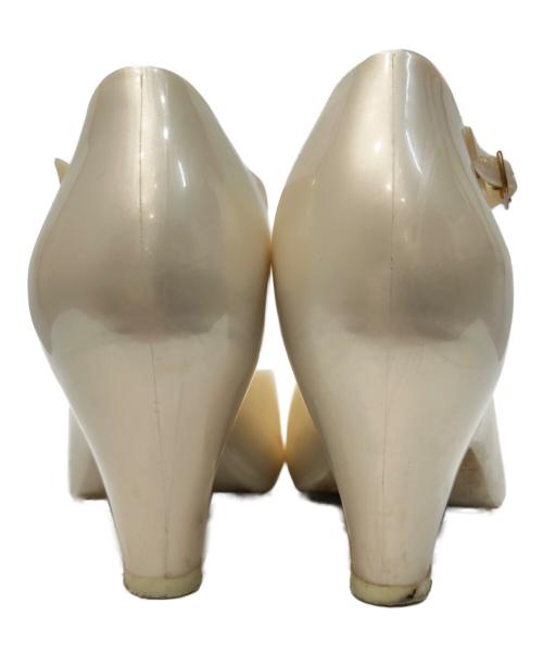 Vivienne Westwood ANGLOMANIA（ヴィヴィアンウエストウッドアングロマニア）VIVIENNE WESTWOOD ANGLOMANIA (ヴィヴィアンウエストウッドアングロマニア) melissa (メリッサ) ラバーヒールシューズ アイボリー サイズ:23.5cmの古着・服飾アイテム