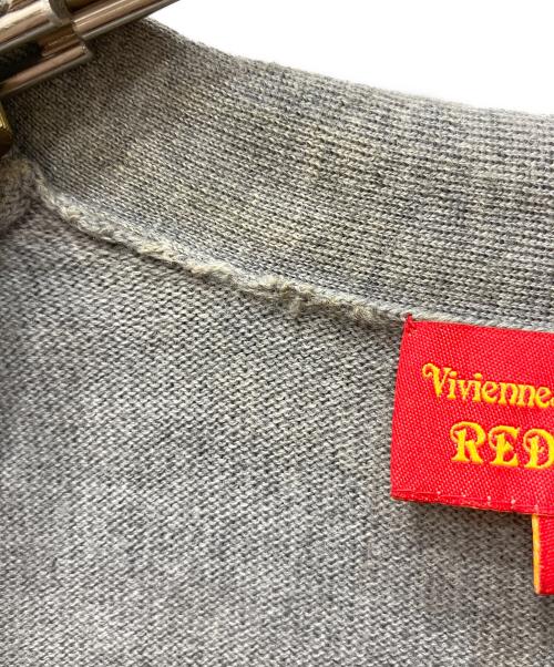 Vivienne Westwood RED LABEL（ヴィヴィアンウエストウッドレッドレーベル）Vivienne Westwood RED LABEL (ヴィヴィアンウエストウッドレッドレーベル) ハーフボタンニット グレー サイズ:２の古着・服飾アイテム