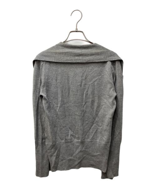 Vivienne Westwood RED LABEL（ヴィヴィアンウエストウッドレッドレーベル）Vivienne Westwood RED LABEL (ヴィヴィアンウエストウッドレッドレーベル) ハーフボタンニット グレー サイズ:２の古着・服飾アイテム