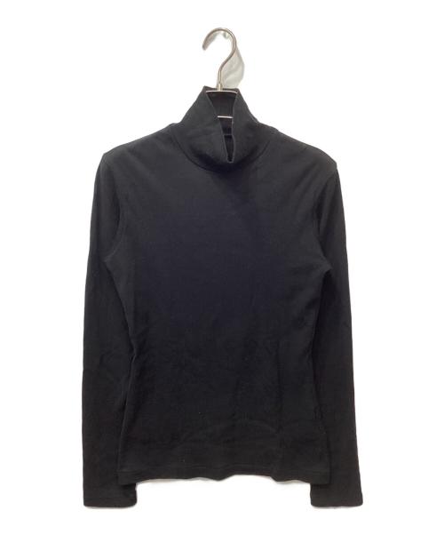 YOHJI YAMAMOTO（ヨウジヤマモト）YOHJI YAMAMOTO (ヨウジヤマモト) ハイネックカットソー ブラック サイズ:2の古着・服飾アイテム