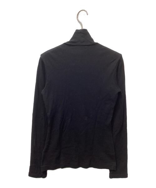 YOHJI YAMAMOTO（ヨウジヤマモト）YOHJI YAMAMOTO (ヨウジヤマモト) ハイネックカットソー ブラック サイズ:2の古着・服飾アイテム