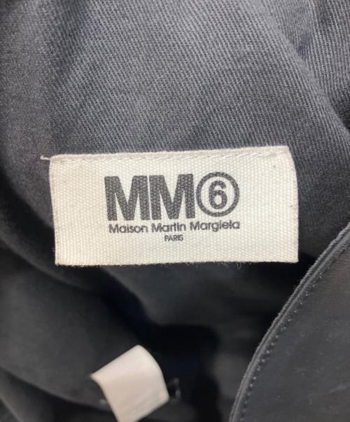 MM6 Maison Margiela（エムエムシックスメゾンマルジェラ）MM6 Maison Margiela (エムエムシックスメゾンマルジェラ) MARTIN MARGIELA (マルタン・マルジェラ) オールレザーロングハンドルレザーバッグ ブラックの古着・服飾アイテム