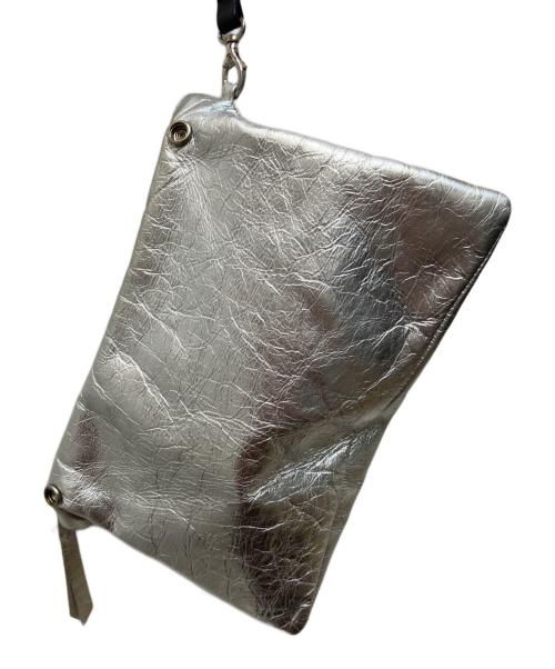 MM6 Maison Margiela（エムエムシックスメゾンマルジェラ）MM6 Maison Margiela (エムエムシックスメゾンマルジェラ) MARTIN MARGIELA (マルタン・マルジェラ) オールレザーロングハンドルレザーバッグ ブラックの古着・服飾アイテム