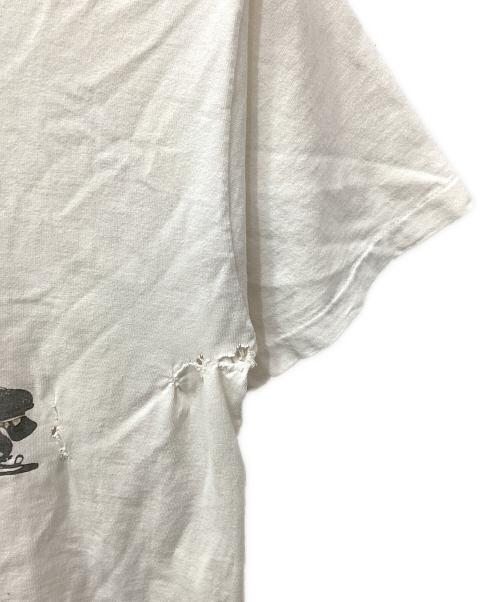 FRUIT OF THE LOOM（フルーツオブザルーム）FRUIT OF THE LOOM (フルーツオブザルーム) WILLIAM WEGMAN プリントTシャツ アイボリー サイズ:XLの古着・服飾アイテム