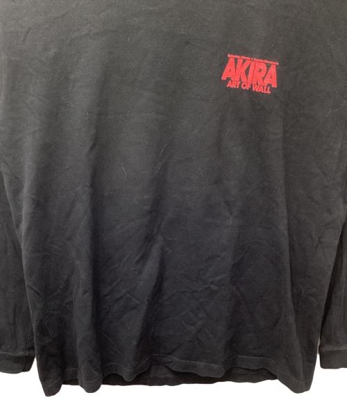 AKIRA ART OF WALL（アキラ アート オブ ウォール）AKIRA ART OF WALL (アキラ アート オブ ウォール) アームプリントカットソー ブラック サイズ:XLの古着・服飾アイテム