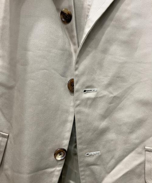 CIOTA（シオタ）CIOTA (シオタ) J.PRESS (ジェイプレス) 3B NAVY BLAZER CHINO JACKET/段返り3つボタンネイビーブレザーチノジャケット ベージュ サイズ:4の古着・服飾アイテム