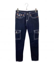 TRUE RELIGION（トゥルー レリジョン）の古着「BOBBY BIG T ローライズデニムパンツ（ロビービッグ）」｜インディゴ