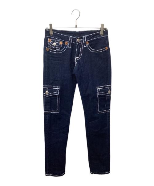 TRUE RELIGION（トゥルー レリジョン）TRUE RELIGION (トゥルー レリジョン) BOBBY BIG T ローライズデニムパンツ（ロビービッグ） インディゴ サイズ:W26の古着・服飾アイテム