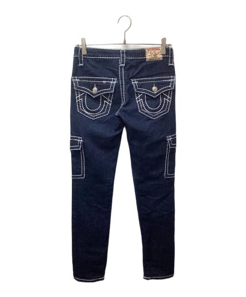 TRUE RELIGION（トゥルー レリジョン）TRUE RELIGION (トゥルー レリジョン) BOBBY BIG T ローライズデニムパンツ（ロビービッグ） インディゴ サイズ:W26の古着・服飾アイテム