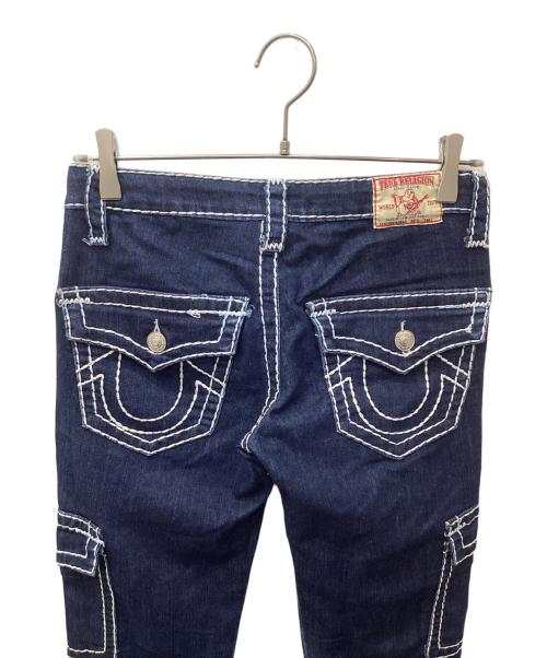 TRUE RELIGION（トゥルー レリジョン）TRUE RELIGION (トゥルー レリジョン) BOBBY BIG T ローライズデニムパンツ（ロビービッグ） インディゴ サイズ:W26の古着・服飾アイテム
