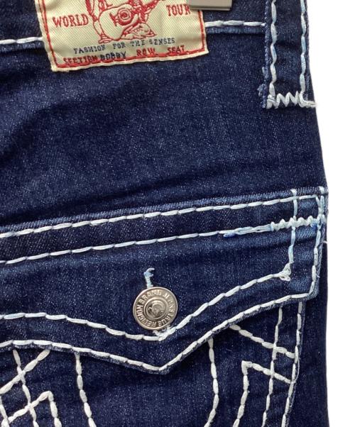 TRUE RELIGION（トゥルー レリジョン）TRUE RELIGION (トゥルー レリジョン) BOBBY BIG T ローライズデニムパンツ（ロビービッグ） インディゴ サイズ:W26の古着・服飾アイテム