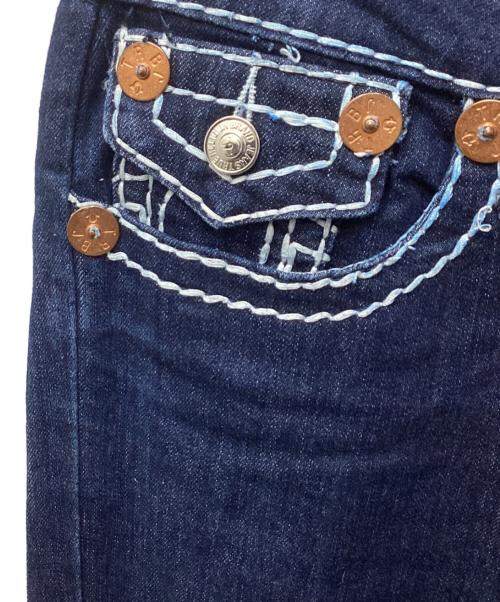 TRUE RELIGION（トゥルー レリジョン）TRUE RELIGION (トゥルー レリジョン) BOBBY BIG T ローライズデニムパンツ（ロビービッグ） インディゴ サイズ:W26の古着・服飾アイテム