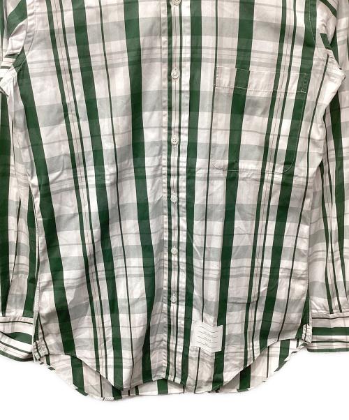 Thom Browne（トムブラウン）Thom Browne (トムブラウン) チェックBDシャツ ホワイト サイズ:1の古着・服飾アイテム