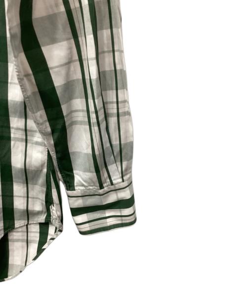 Thom Browne（トムブラウン）Thom Browne (トムブラウン) チェックBDシャツ ホワイト サイズ:1の古着・服飾アイテム