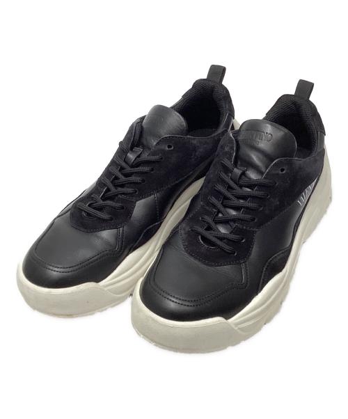 VALENTINO GARAVANI（ヴァレンティノ・ガラヴァーニ）VALENTINO GARAVANI (ヴァレンティノ・ガラヴァーニ) GRAPHIC PRINT CHUNKY SNEAKERS ブラック サイズ:41の古着・服飾アイテム