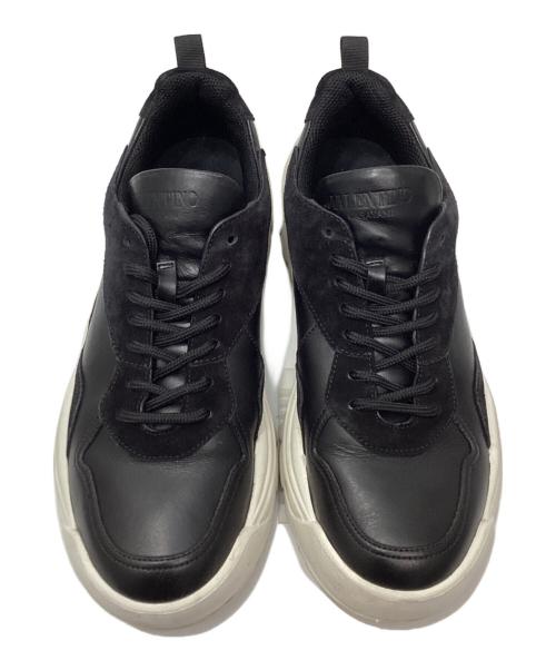 VALENTINO GARAVANI（ヴァレンティノ・ガラヴァーニ）VALENTINO GARAVANI (ヴァレンティノ・ガラヴァーニ) GRAPHIC PRINT CHUNKY SNEAKERS ブラック サイズ:41の古着・服飾アイテム