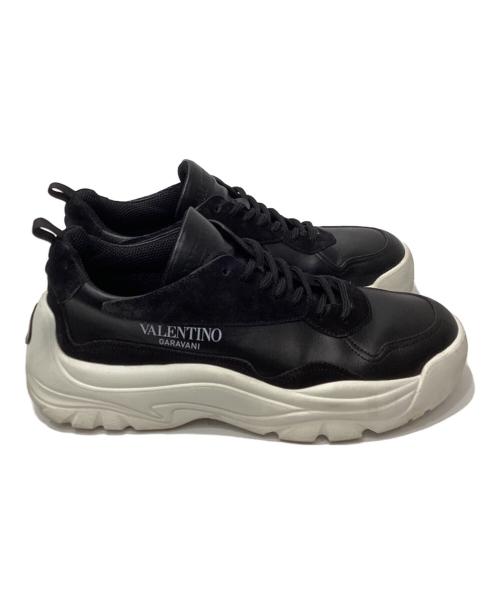 VALENTINO GARAVANI（ヴァレンティノ・ガラヴァーニ）VALENTINO GARAVANI (ヴァレンティノ・ガラヴァーニ) GRAPHIC PRINT CHUNKY SNEAKERS ブラック サイズ:41の古着・服飾アイテム