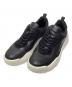 VALENTINO GARAVANI（ヴァレンティノ・ガラヴァーニ）の古着「GRAPHIC PRINT CHUNKY SNEAKERS」｜ブラック