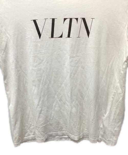 VALENTINO（ヴァレンティノ）VALENTINO (ヴァレンティノ) VLTNロゴTシャツ ホワイト サイズ:Sの古着・服飾アイテム