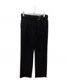 CULLNI（クルニ）の古着「〈別注〉1Tuck Pant（ワンタックパンツ）」｜ブラック