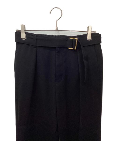 CULLNI（クルニ）CULLNI (クルニ) 〈別注〉1Tuck Pant（ワンタックパンツ） ブラック サイズ:1の古着・服飾アイテム