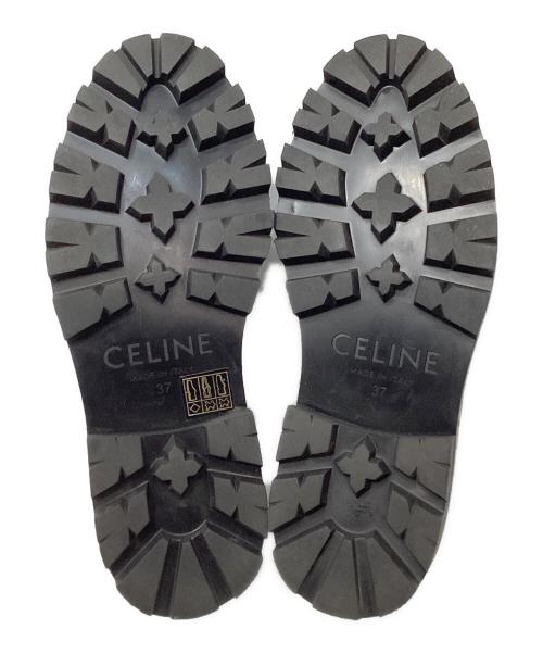 CELINE（セリーヌ）CELINE (セリーヌ) トリオンフ マーガレットキルトローファー ブラック サイズ:37の古着・服飾アイテム