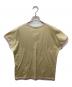 LEONARD FASHION (レオナールファッション) フロントエンブロイダリーVネックカットソー ベージュ サイズ:L：8000円