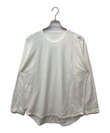 HOMME PLISSE ISSEY MIYAKE（オム プリッセ イッセイ ミヤケ）の古着「ドルマンスリーブカットソー」｜ホワイト
