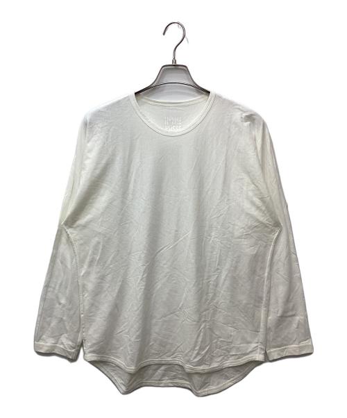 HOMME PLISSE ISSEY MIYAKE（オム プリッセ イッセイ ミヤケ）HOMME PLISSE ISSEY MIYAKE (オム プリッセ イッセイ ミヤケ) ドルマンスリーブカットソー ホワイト サイズ:3の古着・服飾アイテム