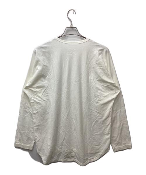HOMME PLISSE ISSEY MIYAKE（オム プリッセ イッセイ ミヤケ）HOMME PLISSE ISSEY MIYAKE (オム プリッセ イッセイ ミヤケ) ドルマンスリーブカットソー ホワイト サイズ:3の古着・服飾アイテム