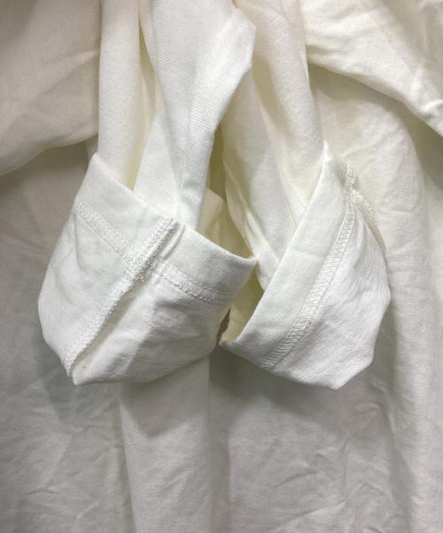 HOMME PLISSE ISSEY MIYAKE（オム プリッセ イッセイ ミヤケ）HOMME PLISSE ISSEY MIYAKE (オム プリッセ イッセイ ミヤケ) ドルマンスリーブカットソー ホワイト サイズ:3の古着・服飾アイテム