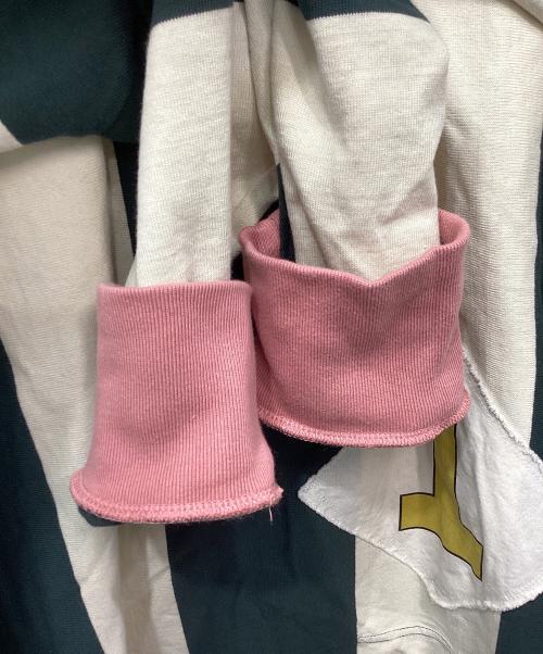 Vivienne Westwood RED LABEL（ヴィヴィアンウエストウッドレッドレーベル）Vivienne Westwood RED LABEL (ヴィヴィアンウエストウッドレッドレーベル) 変形袖ラガーシャツ グリーン×ベージュ サイズ:00の古着・服飾アイテム