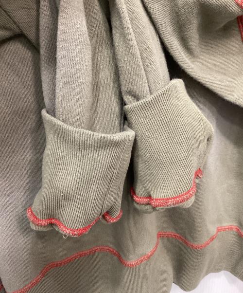 Vivienne Westwood RED LABEL（ヴィヴィアンウエストウッドレッドレーベル）Vivienne Westwood RED LABEL (ヴィヴィアンウエストウッドレッドレーベル) フェード加工フロントオーブステッチパーカー カーキ サイズ:00の古着・服飾アイテム