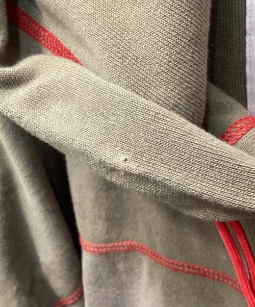 Vivienne Westwood RED LABEL（ヴィヴィアンウエストウッドレッドレーベル）Vivienne Westwood RED LABEL (ヴィヴィアンウエストウッドレッドレーベル) フェード加工フロントオーブステッチパーカー カーキ サイズ:00の古着・服飾アイテム