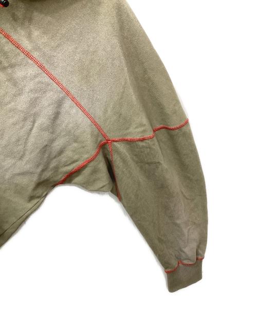 Vivienne Westwood RED LABEL（ヴィヴィアンウエストウッドレッドレーベル）Vivienne Westwood RED LABEL (ヴィヴィアンウエストウッドレッドレーベル) フェード加工フロントオーブステッチパーカー カーキ サイズ:00の古着・服飾アイテム