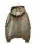 Vivienne Westwood RED LABEL（ヴィヴィアンウエストウッドレッドレーベル）の古着「フェード加工フロントオーブステッチパーカー」｜カーキ